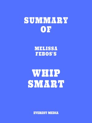 cover image of Summary of Melissa Febos's Whip Smart